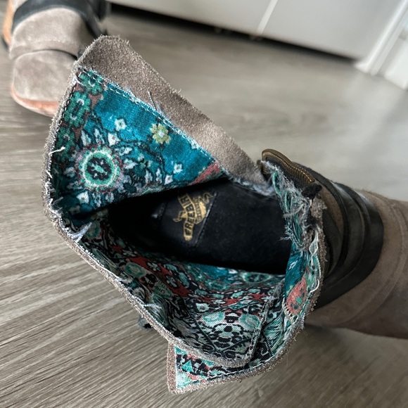 Freebird by Steven Taupe Ankle Boots with Black Straps - Picture 3 of 4